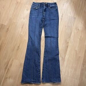 Driftwood Rosie Size 27 Classic Fit Midrise Front Seam Jeans Flare 32" Inseam